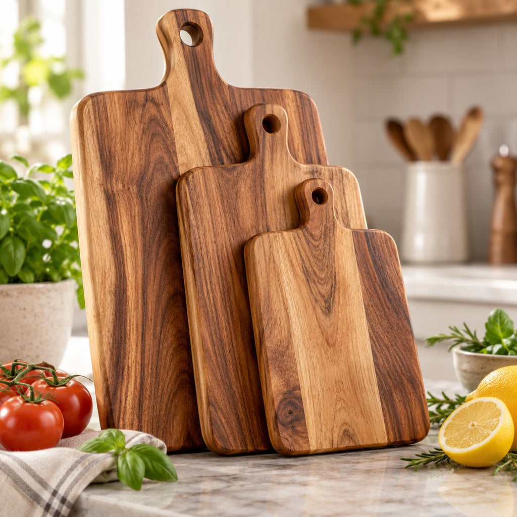 Wood Cutting Board Set — main view