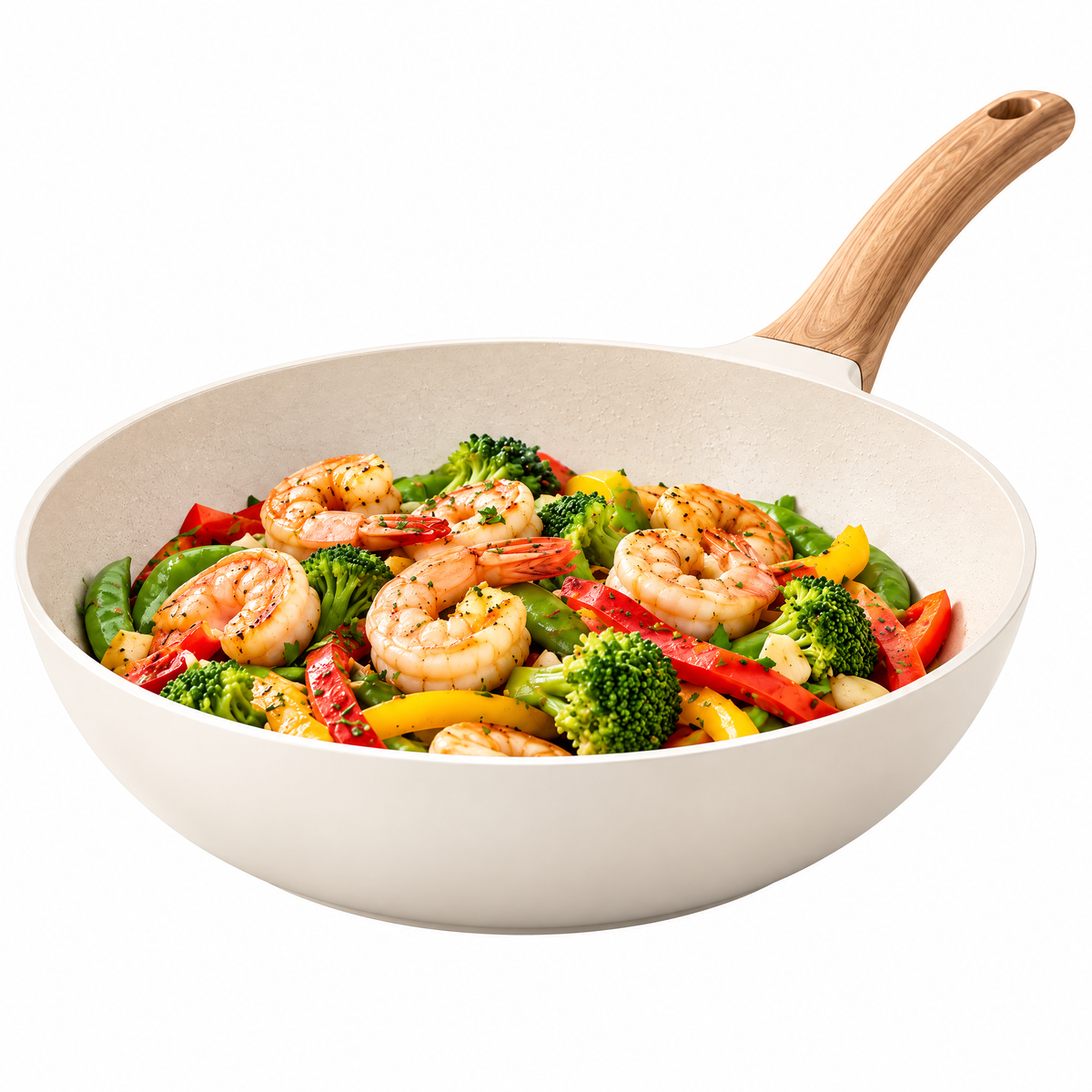 Cream Deep Sauté Pan — product detail