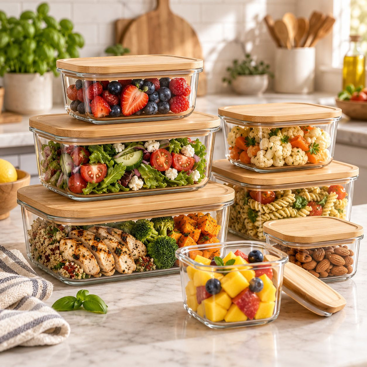 Glass Storage Container Set — main view