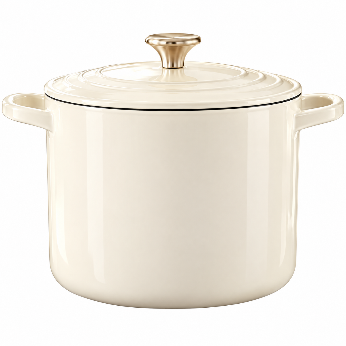 Classic Cream Lidded Stockpot — product detail