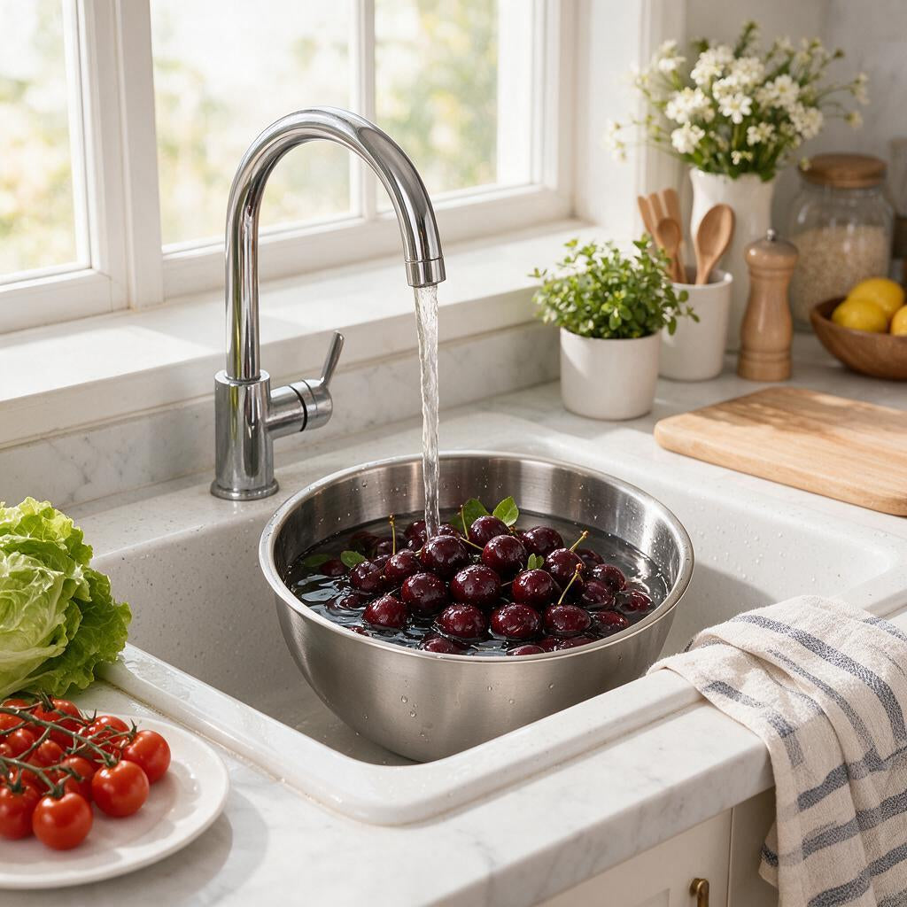 Stainless Steel Nesting Bowl Set — kitchen setting